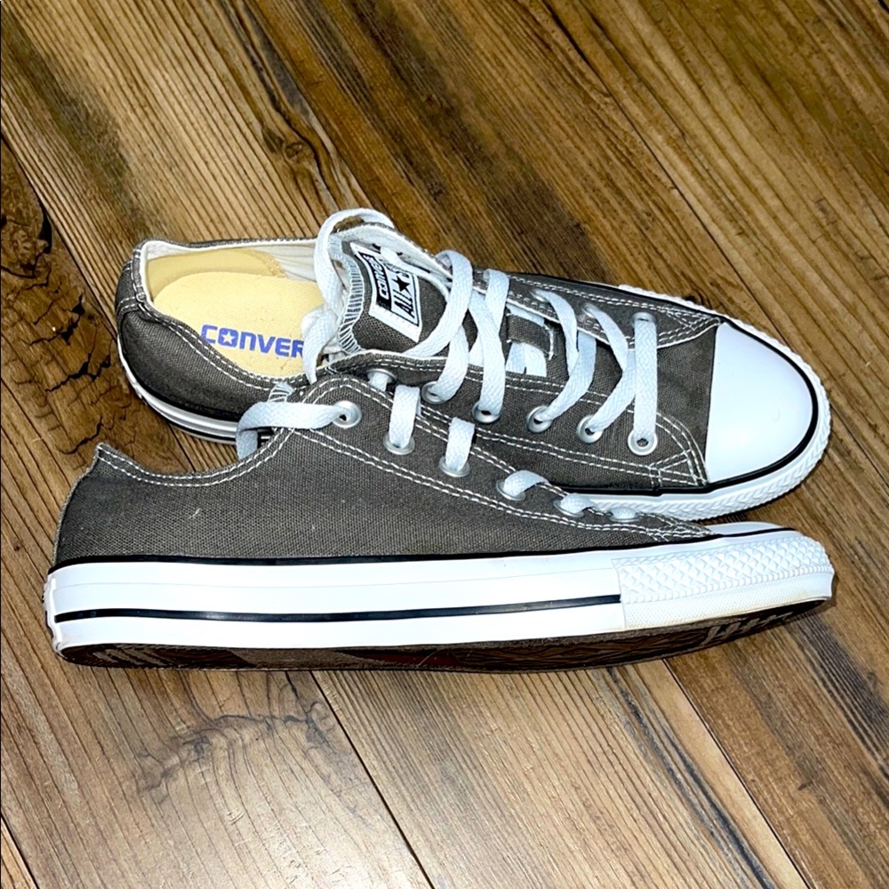 Converse Gray Low-Top Sneakers